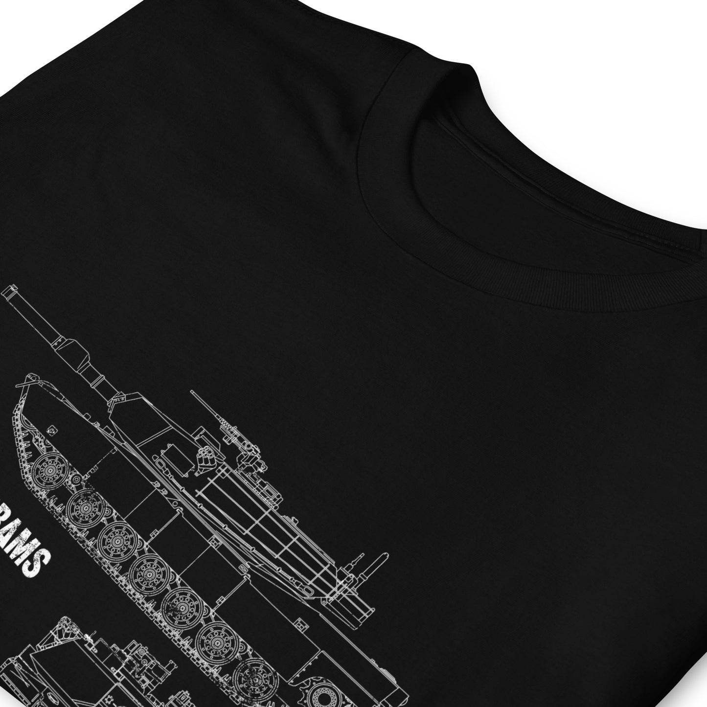 M1A1 Abrams Blueprint Short-Sleeve Unisex T-Shirt
