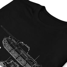 Load image into Gallery viewer, E 50 Tank Blueprint Short-Sleeve Unisex T-Shirt
