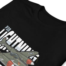 Load image into Gallery viewer, P-38 Lightning Aircraft Short-Sleeve Unisex T-Shirt
