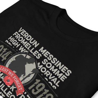 Lest We Forget Remembrance Day T-Shirt