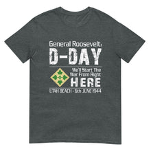 Load image into Gallery viewer, Utah Beach D-Day Short-Sleeve Unisex T-Shirt
