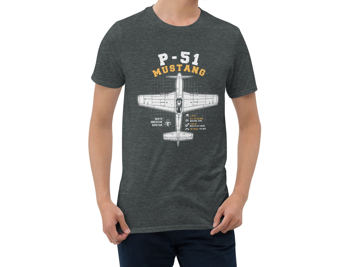 P-51 Mustang Short-Sleeve Unisex T-Shirt