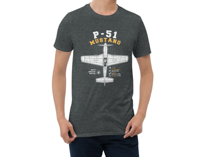 P-51 Mustang Short-Sleeve Unisex T-Shirt