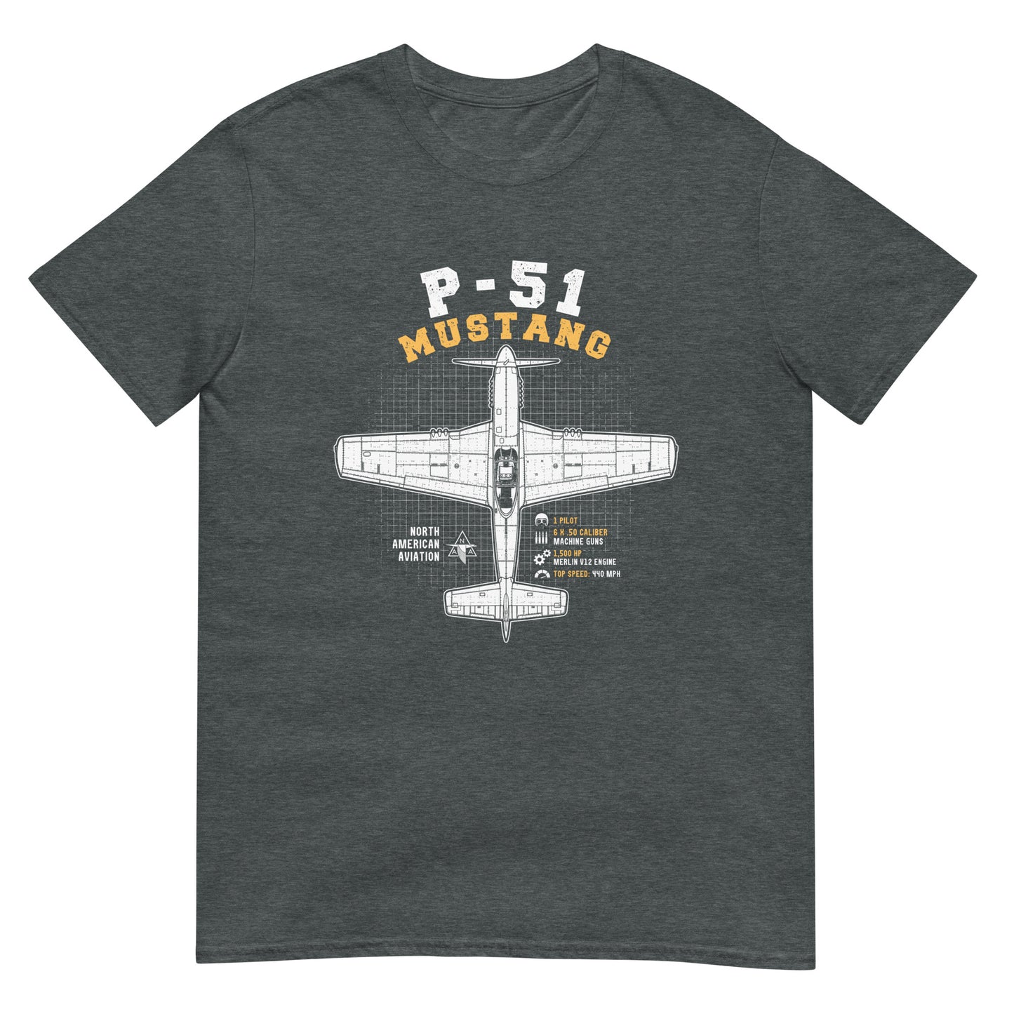 P-51 Mustang Short-Sleeve Unisex T-Shirt