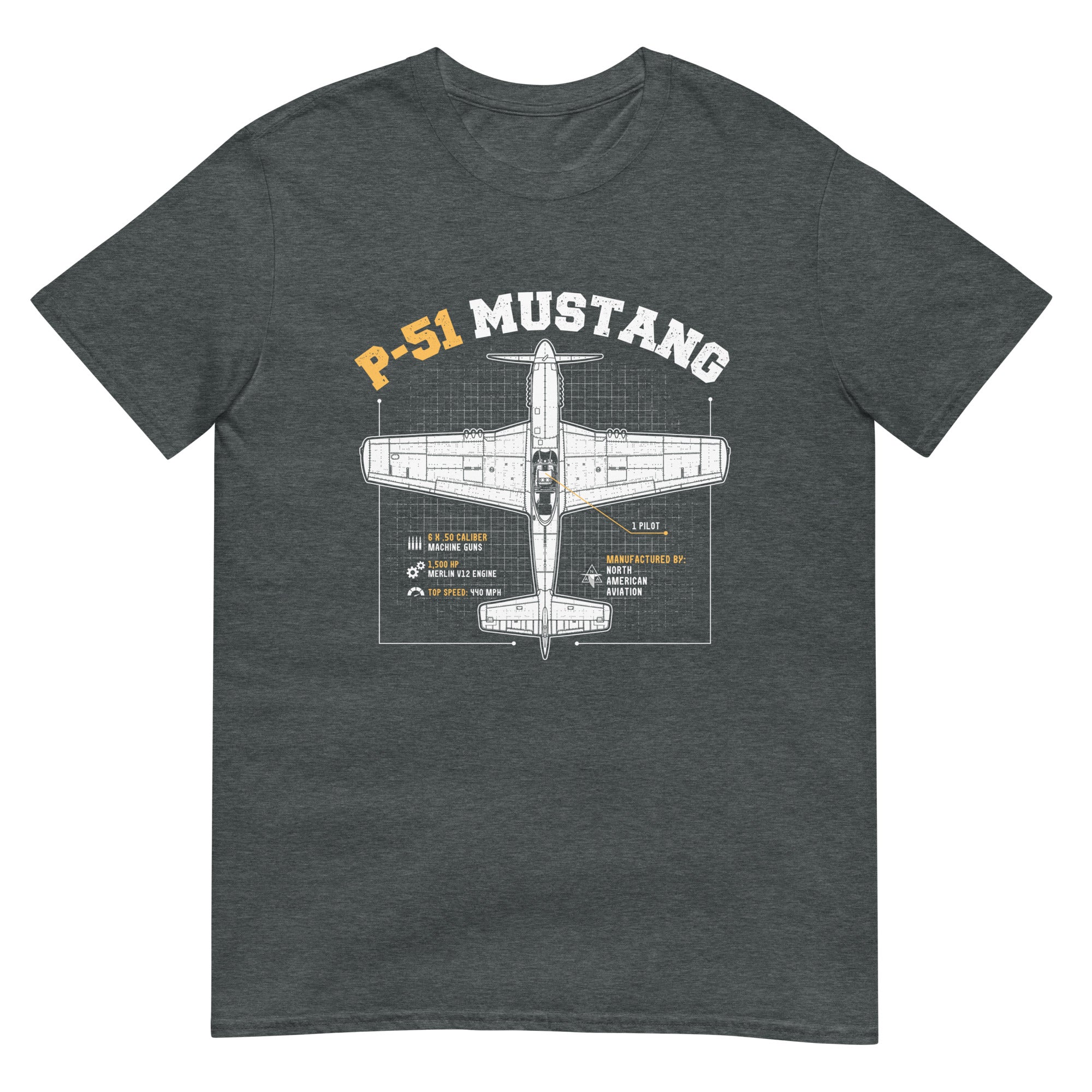 P-51 Mustang Unisex T-Shirt – The Historia