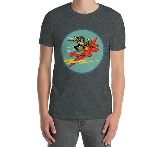 428th Fighter Squadron Emblem Short-Sleeve Unisex T-Shirt