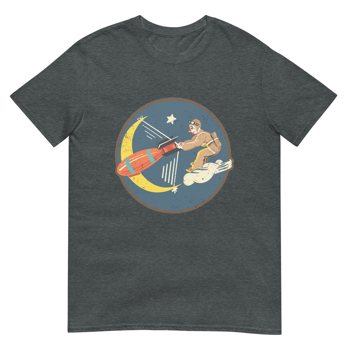 378th Bombardment Squadron Emblem Short-Sleeve Unisex T-Shirt