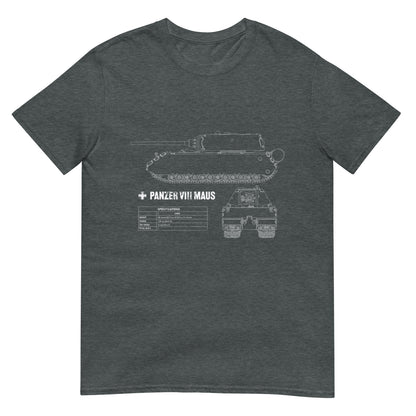 Maus Tank Blueprint Short-Sleeve Unisex T-Shirt