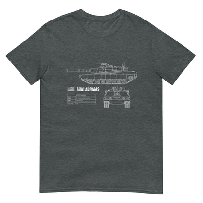 M1A1 Abrams Blueprint Short-Sleeve Unisex T-Shirt
