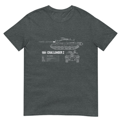 Challenger 2 Tank Blueprint T-Shirt