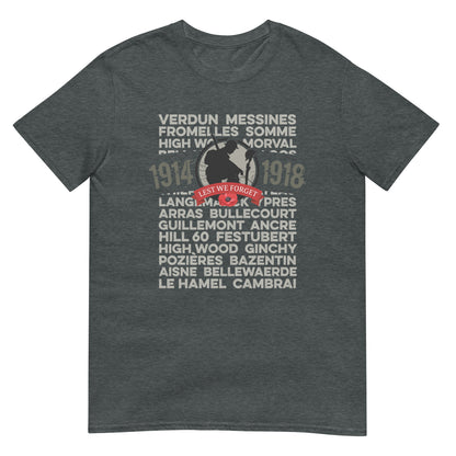Lest We Forget Remembrance Day T-Shirt