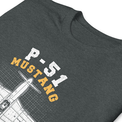 P-51 Mustang Short-Sleeve Unisex T-Shirt