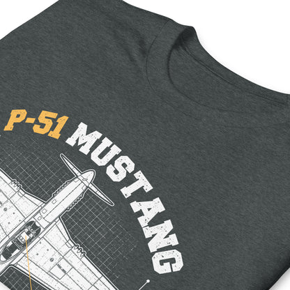 P-51 Mustang Short-Sleeve Unisex T-Shirt