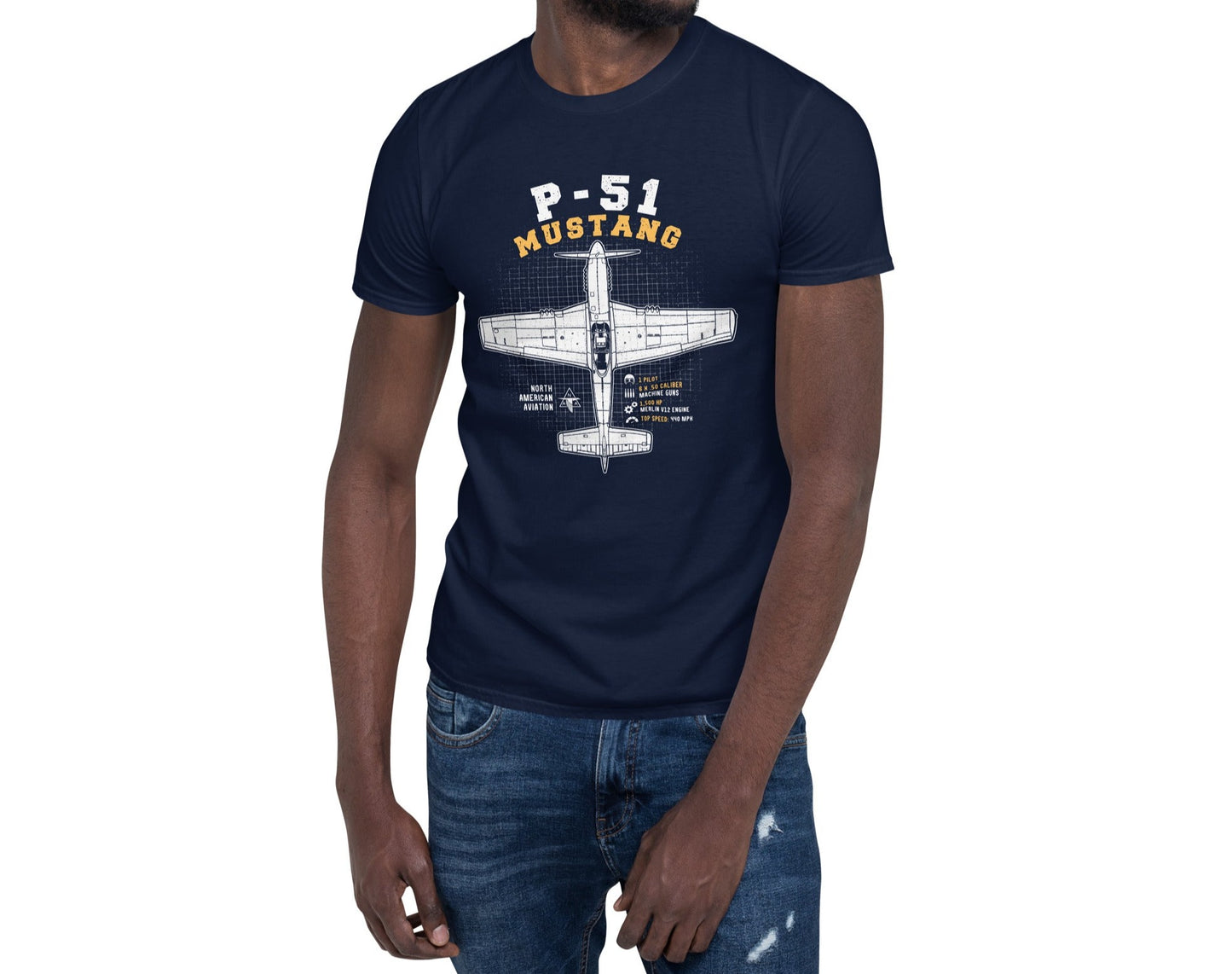 P-51 Mustang Short-Sleeve Unisex T-Shirt