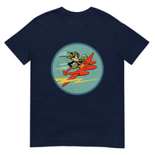 Load image into Gallery viewer, 428th Fighter Squadron Emblem Short-Sleeve Unisex T-Shirt
