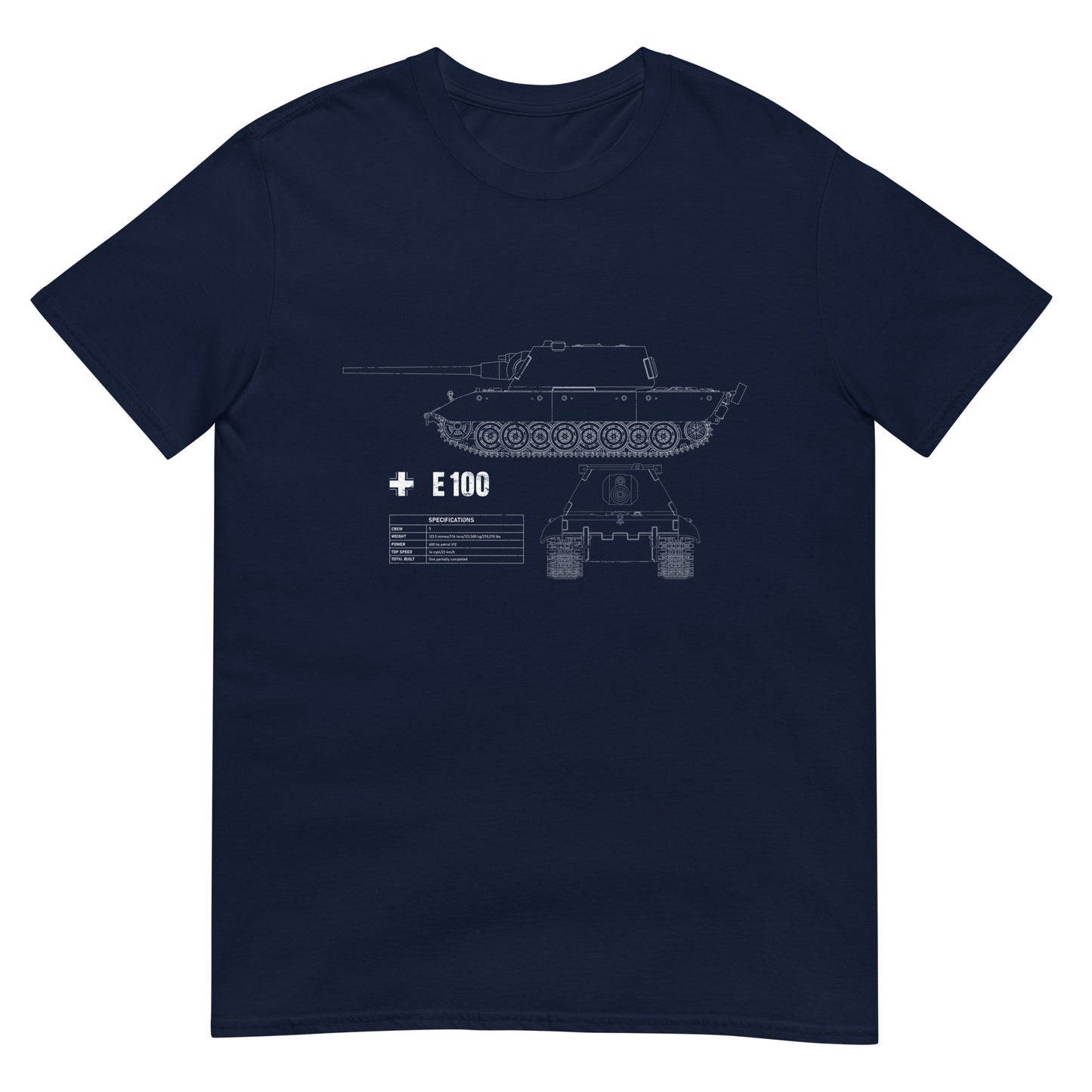 E 100 Tank Blueprint T-Shirt