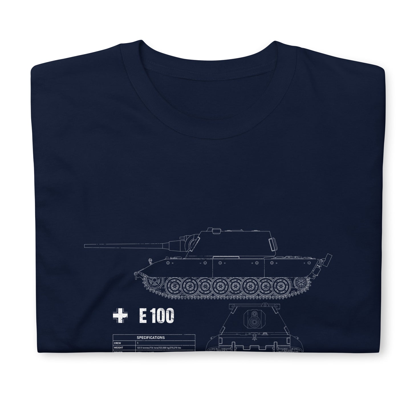 E 100 Tank Blueprint T-Shirt