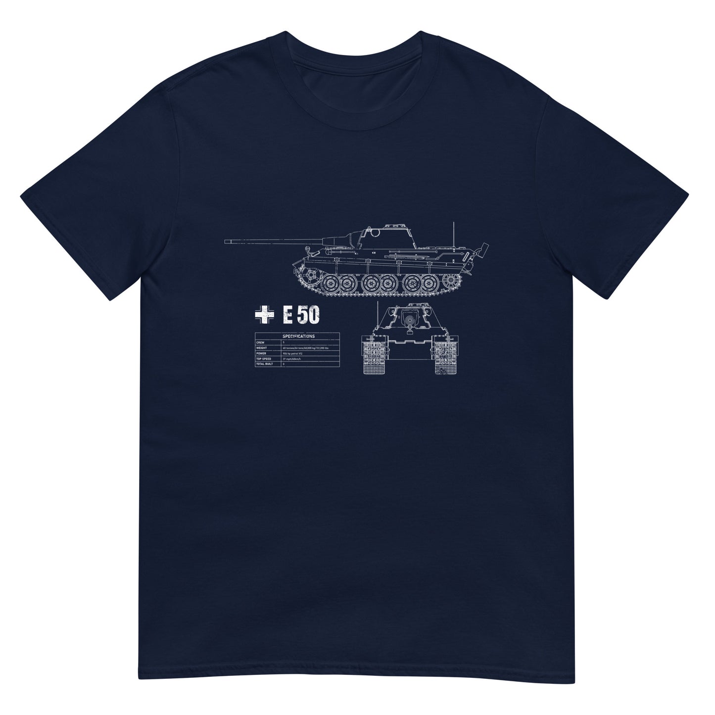 E 50 Tank Blueprint T-Shirt