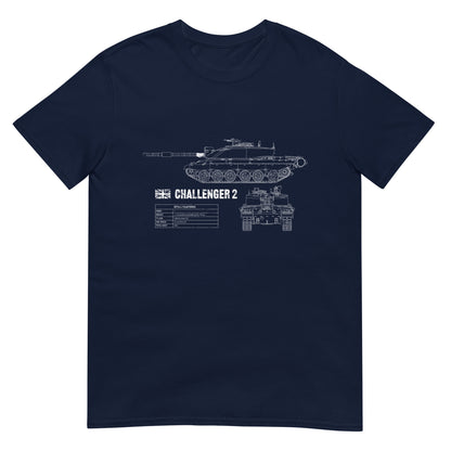 Challenger 2 Tank Blueprint T-Shirt