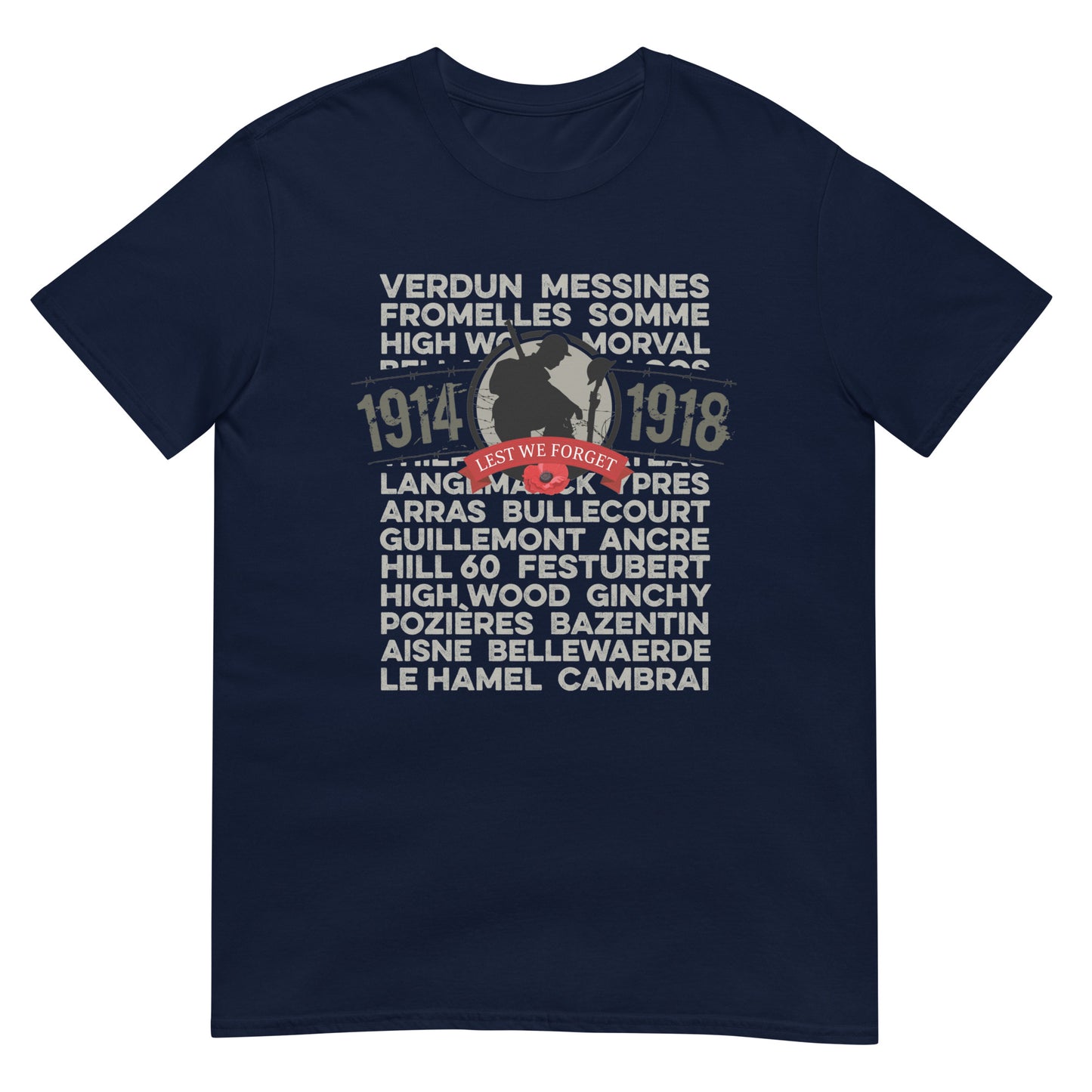 Lest We Forget Remembrance Day T-Shirt