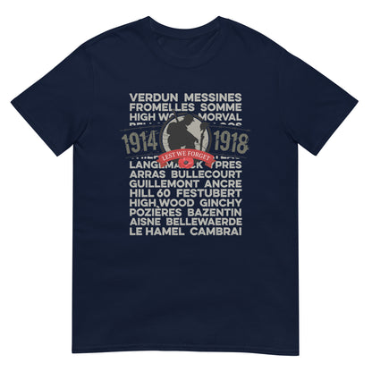 Lest We Forget Remembrance Day T-Shirt