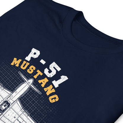 P-51 Mustang Short-Sleeve Unisex T-Shirt
