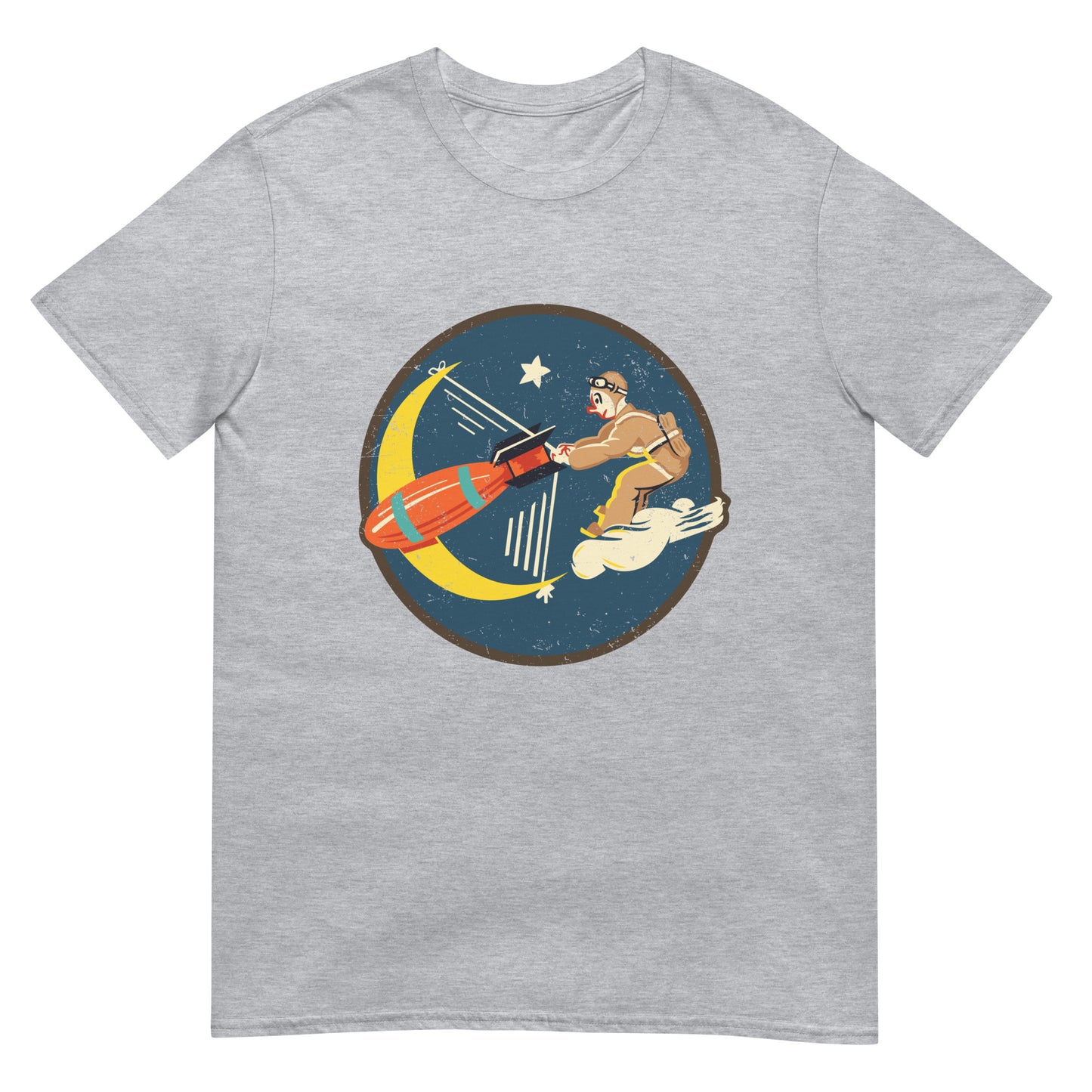 378th Bombardment Squadron Emblem Short-Sleeve Unisex T-Shirt