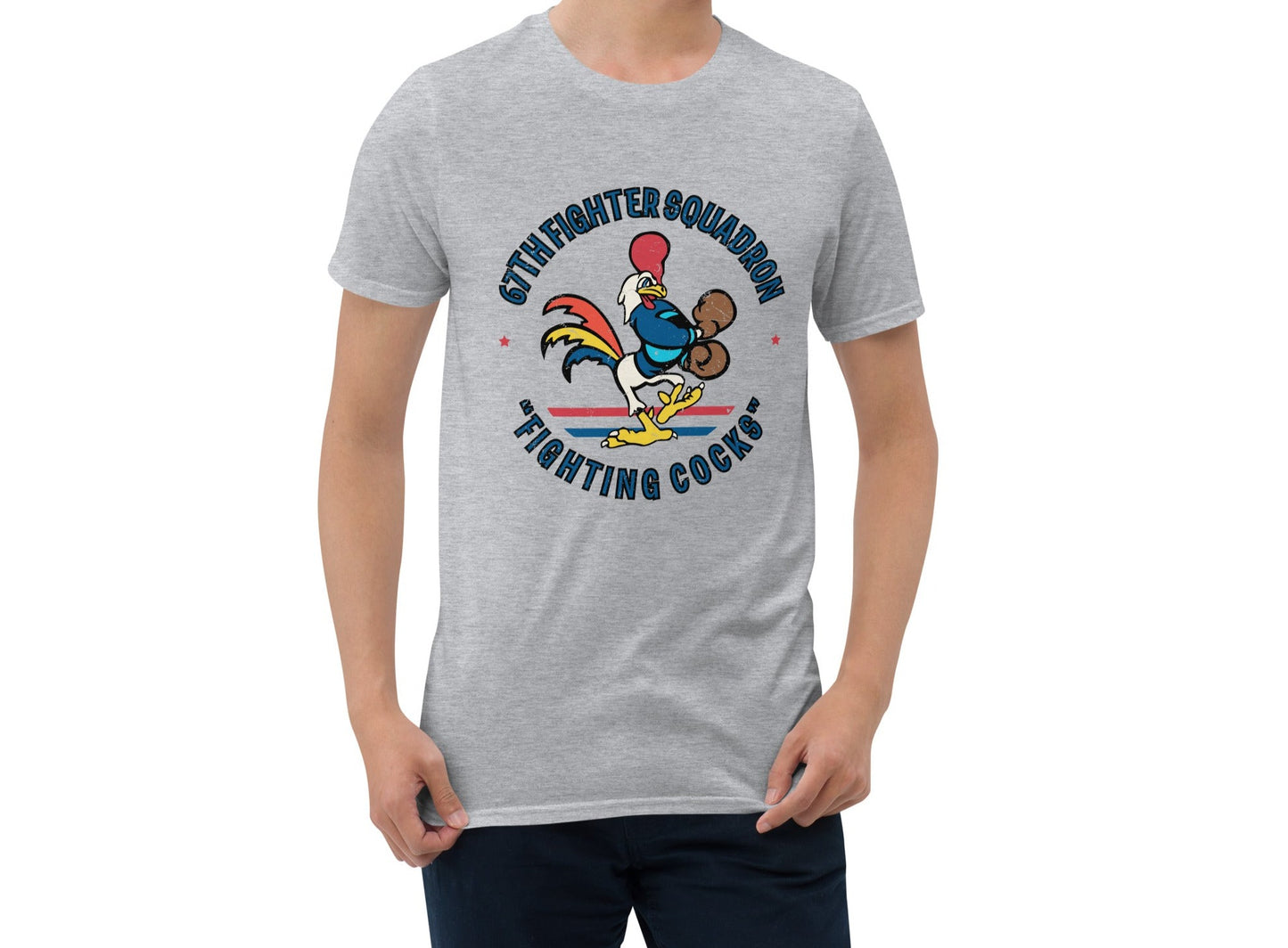67th Fighter Squadron Emblem Short-Sleeve Unisex T-Shirt