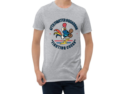 67th Fighter Squadron Emblem Short-Sleeve Unisex T-Shirt