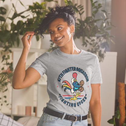 67th Fighter Squadron Emblem Short-Sleeve Unisex T-Shirt