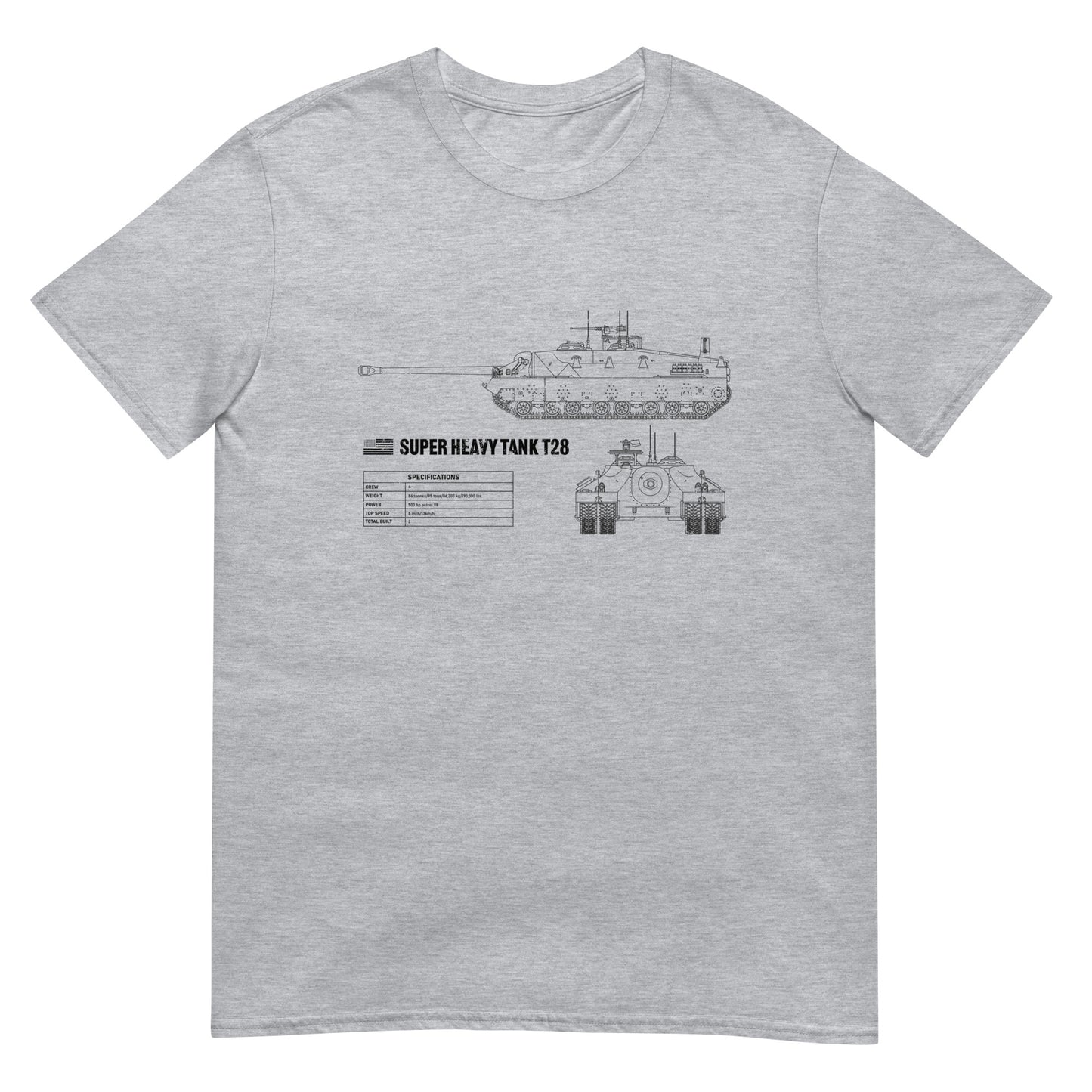 Super Heavy Tank T-28 Short-Sleeve Unisex T-Shirt