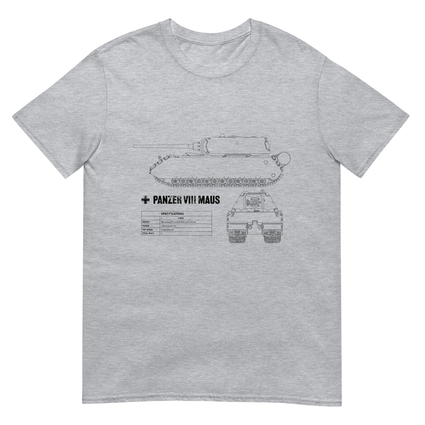 Maus Tank Blueprint T-Shirt
