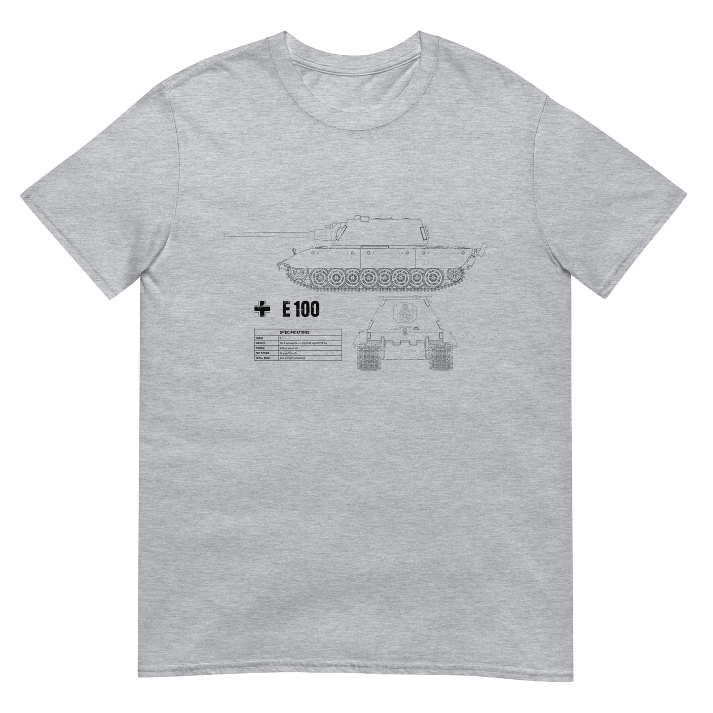 E 100 Tank Blueprint T-Shirt