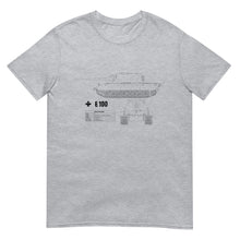 Load image into Gallery viewer, E 100 Tank Blueprint Short-Sleeve Unisex T-Shirt
