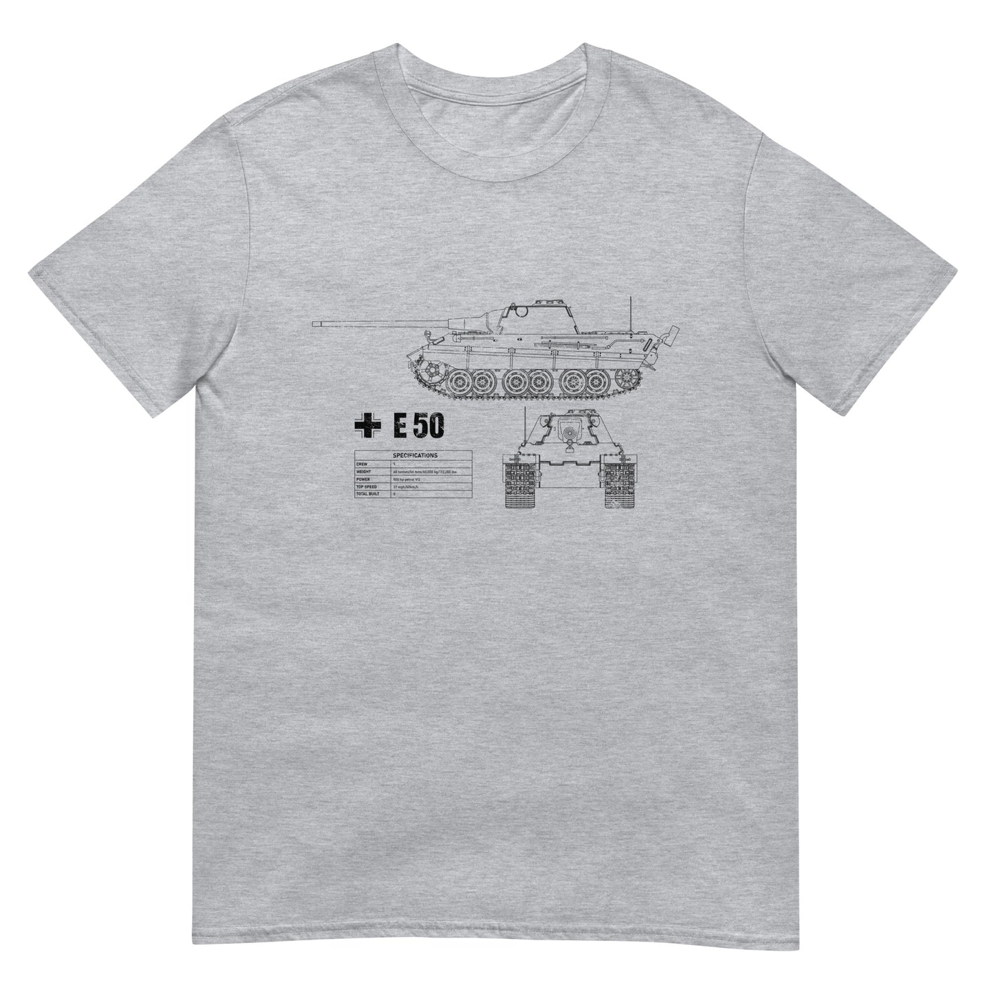 E 50 Tank Blueprint T-Shirt