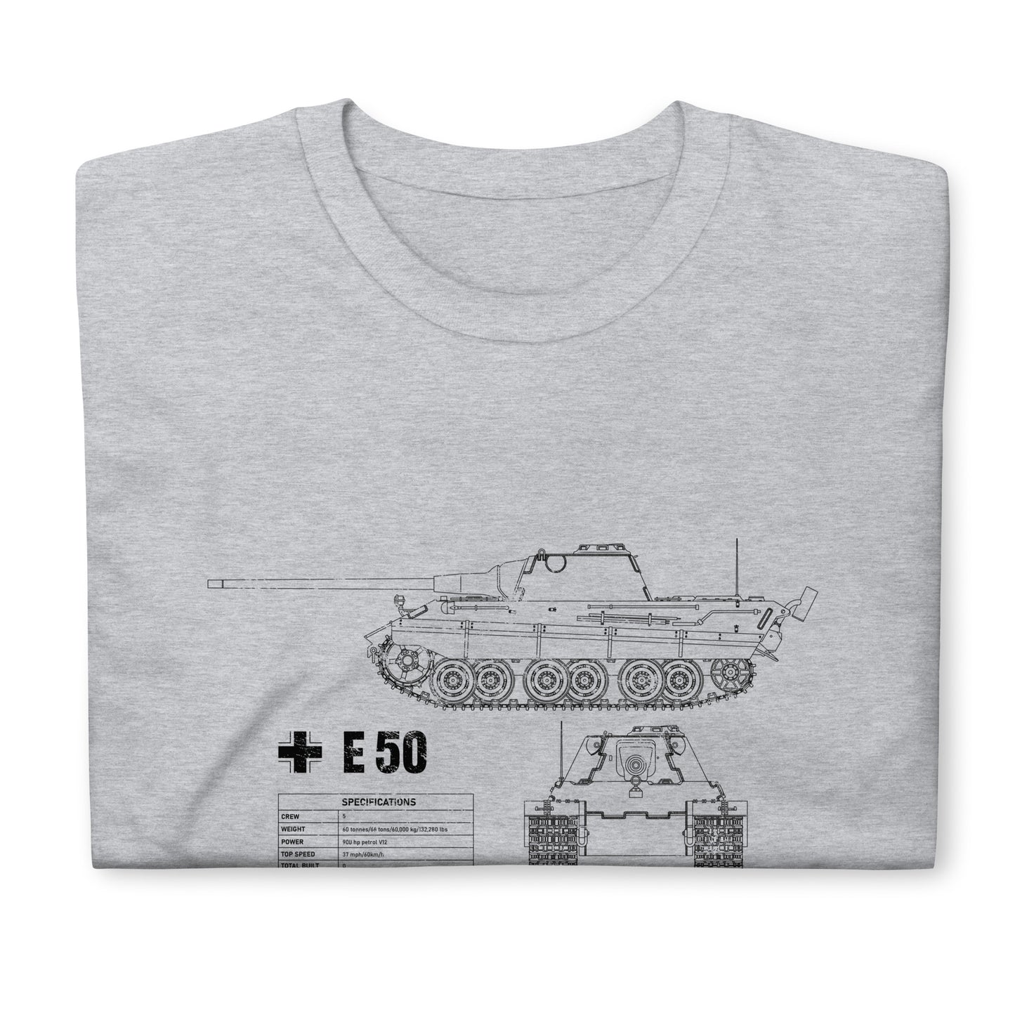 E 50 Tank Blueprint T-Shirt