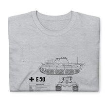 Load image into Gallery viewer, E 50 Tank Blueprint Short-Sleeve Unisex T-Shirt
