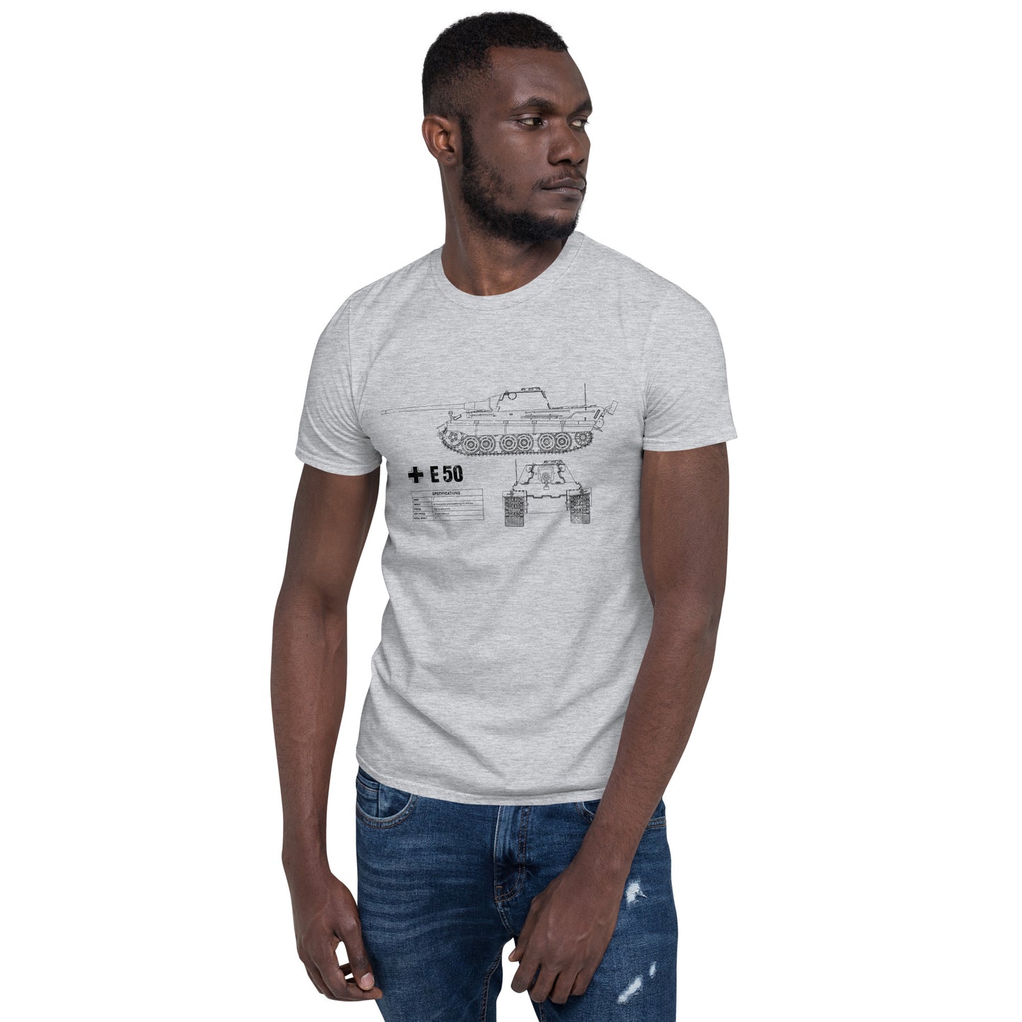 E 50 Tank Blueprint T-Shirt
