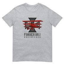 Load image into Gallery viewer, Fokker Dr.I Aircraft Short-Sleeve Unisex T-Shirt
