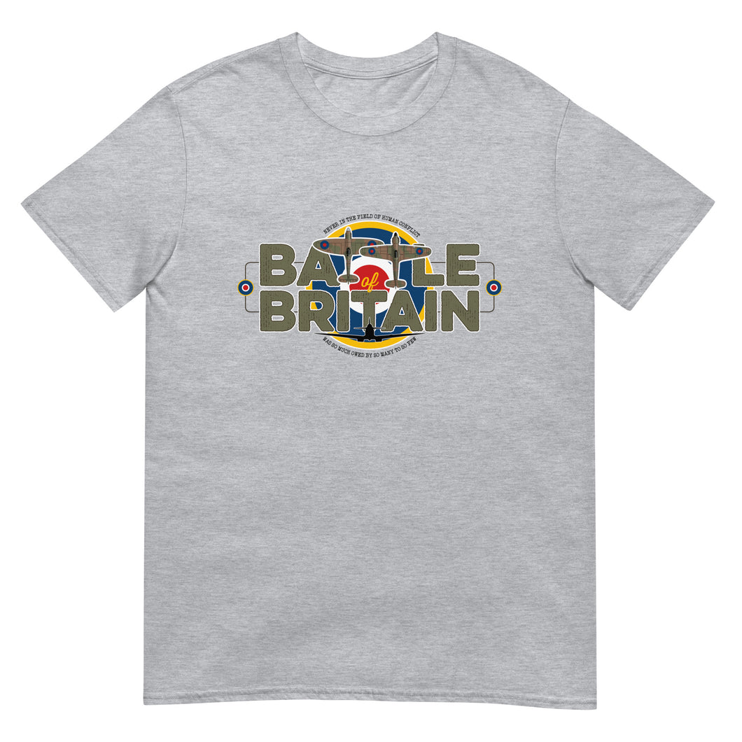 Battle of Britain Aircraft Short-Sleeve Unisex T-Shirt