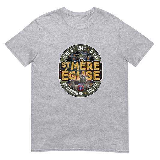 Sainte-Mère-Eglise D-Day Short-Sleeve Unisex T-Shirt