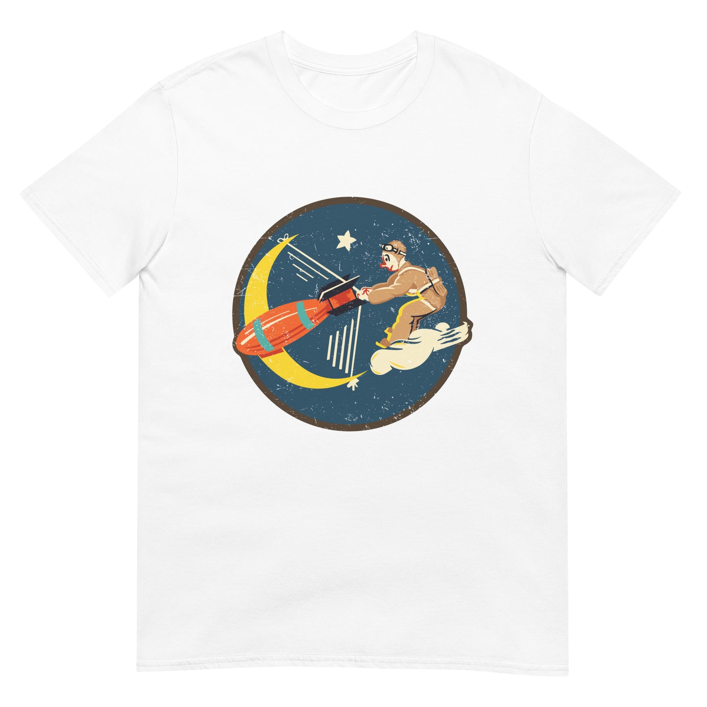 378th Bombardment Squadron Emblem Short-Sleeve Unisex T-Shirt