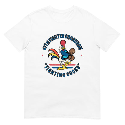67th Fighter Squadron Emblem Short-Sleeve Unisex T-Shirt