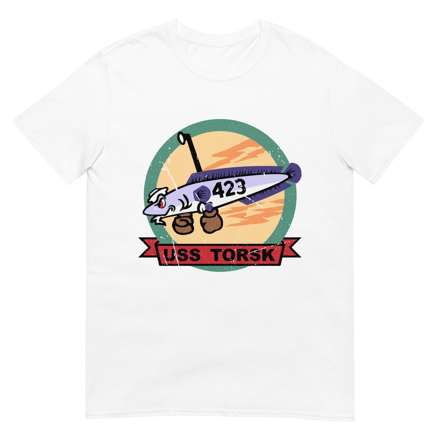 USS Torsk Emblem Short-Sleeve Unisex T-Shirt