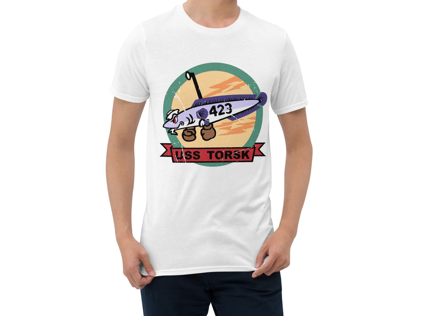 USS Torsk Emblem Short-Sleeve Unisex T-Shirt