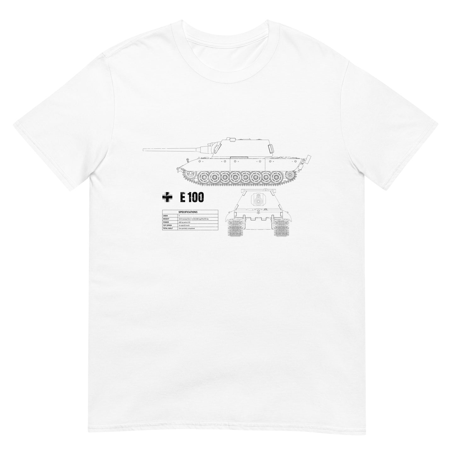 E 100 Tank Blueprint T-Shirt