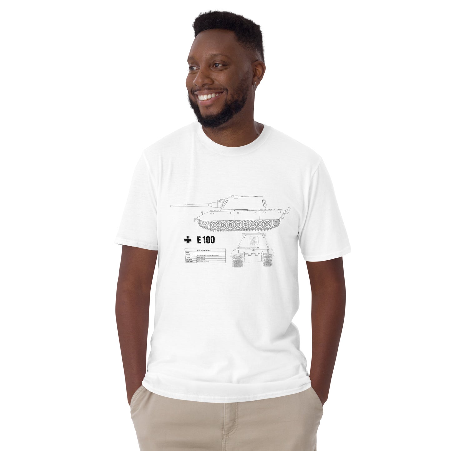 E 100 Tank Blueprint T-Shirt