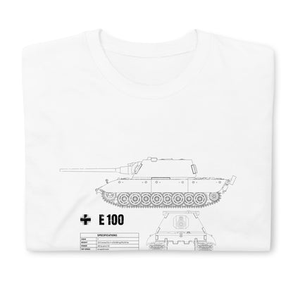 E 100 Tank Blueprint T-Shirt