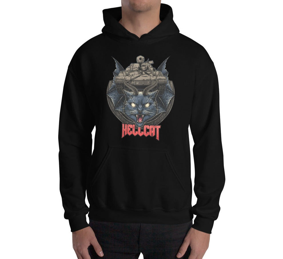 Hellcat Kitty Tank Unisex Hoodie