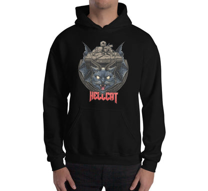 Hellcat Kitty Tank Unisex Hoodie